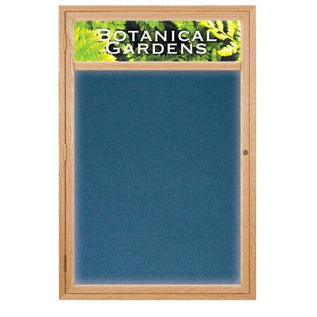 United Visual Products Open Faced Traditional Rounded Corkboard UV640ARC-SATIN-ULTMAR